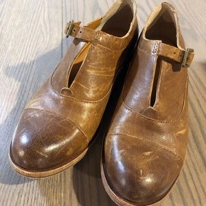 Kork-Ease Niseda Brown Tan Leather Oxford Shoes Size 6.5 Women’s